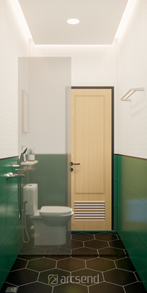 Outside Bathroom D
