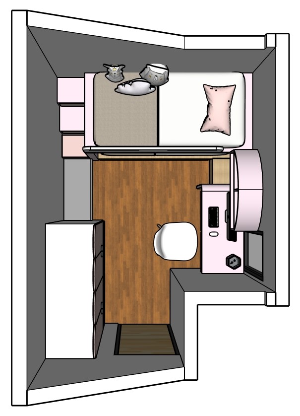 R5 Vasa Kamar Anak - 3D